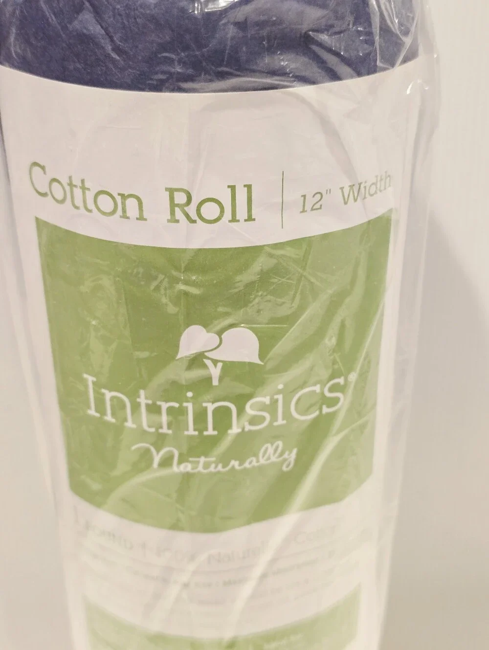 Intrinsics 100% Pure Cotton Roll – 12” Wide, 1 lb Organic 1 Pound (Pack of 1)